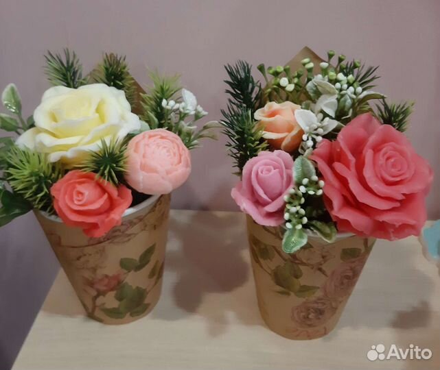 Букет из мыла