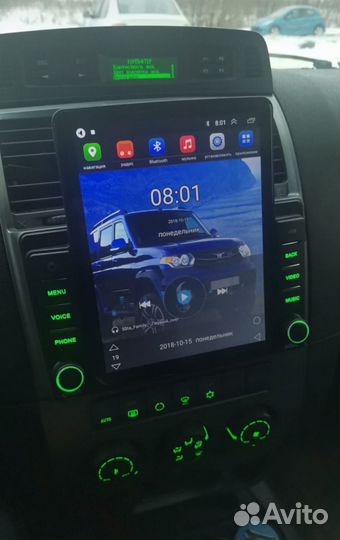 Магнитола на УАЗ Патриот андроид Tesla