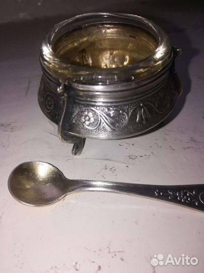 Солонка мельхиор СССР