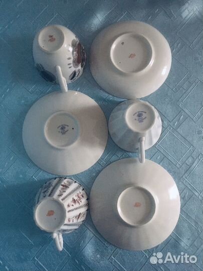 Чайные пары блюдца Thun Лфз новые