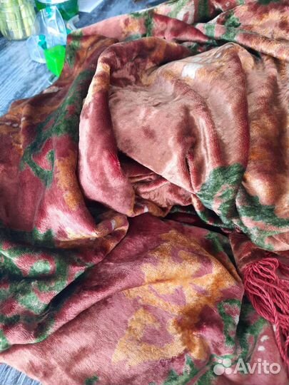 Скатерть покрывало плюш СССР