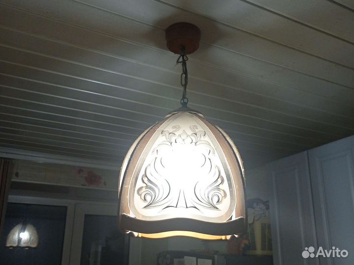 Светильник потолочный подвесной бу