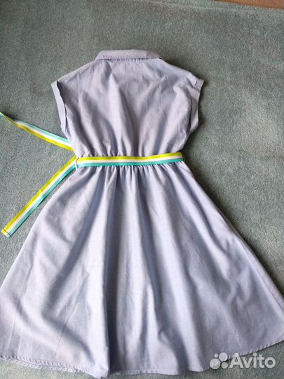Платье для девочки на пуговицах р146 10-11л ostin