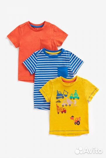 Футболки новые Mothercare 80