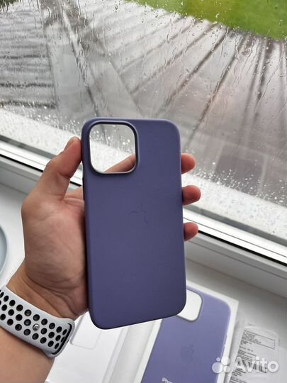 Чехол кожаный iPhone 13 pro max magsafe