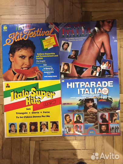 Пластинки сборники Италия