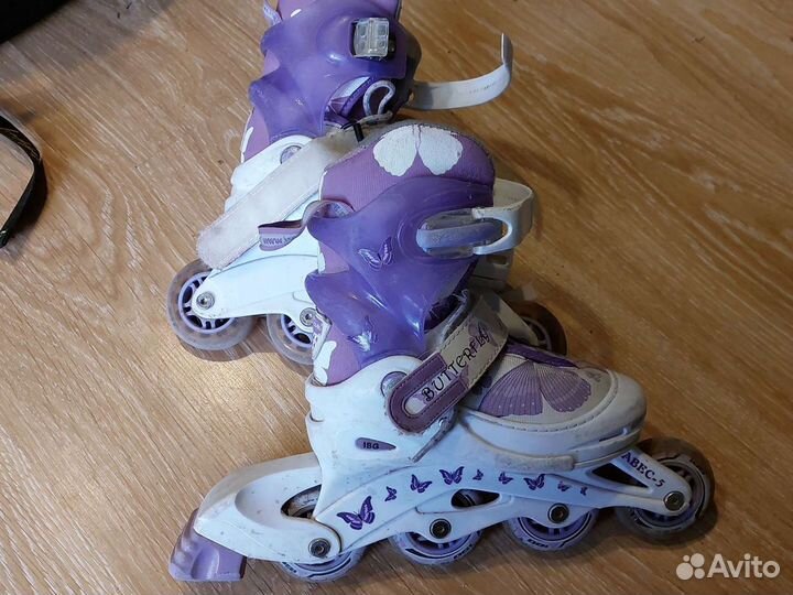 Роликовые коньки детские раздвижные