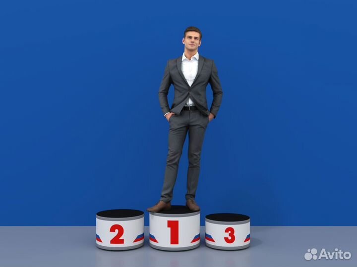 Пьедестал награждения Матрешка 512х512мм (круглый)