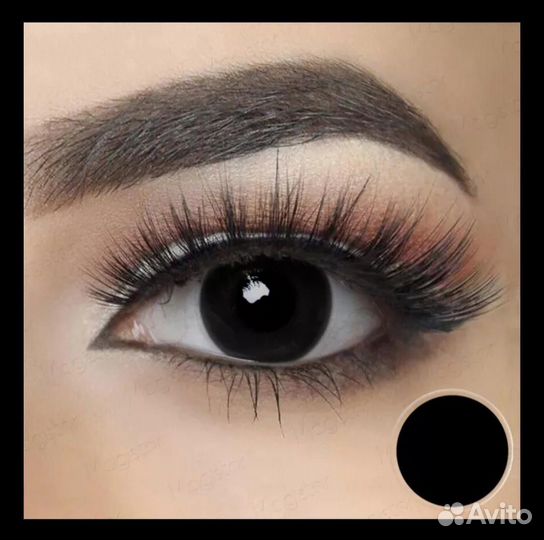 Линзы черные для фотосессии