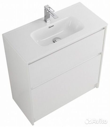 Тумба с раковиной BelBagno Kraft 39-80-PIA Bianco Opaco