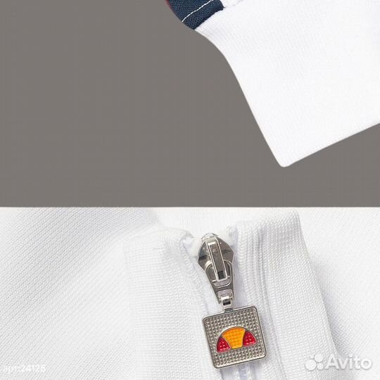 Олимпийка ellesse белая на молнии утепленная 52(L/XL)