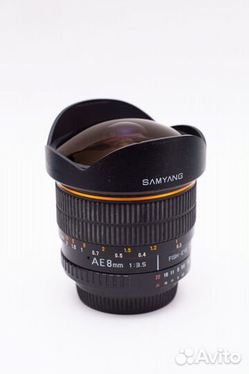 Объектив Samyang 8mm f/3.5 AS IF MC Fish-eye CS AE