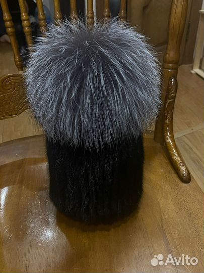 Шапка норковая женская новая
