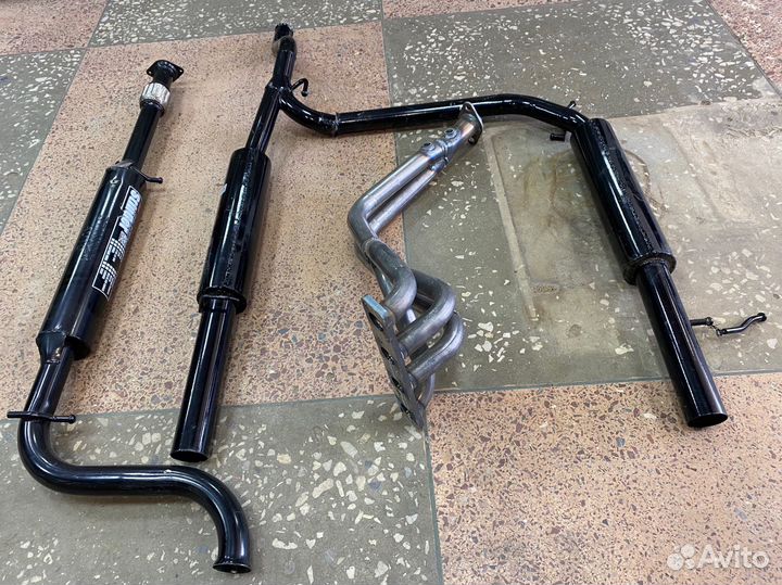 Глушитель раздвоенный Stinger Приора седан