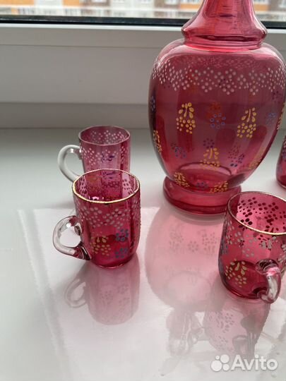 Ликерный набор антикварное стекло