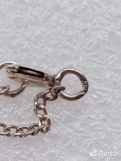 Цепочки, серебро, католический крестик СССР