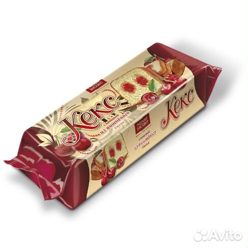 Кекс Русский Бисквит с Вишнёвой начинкой 225г