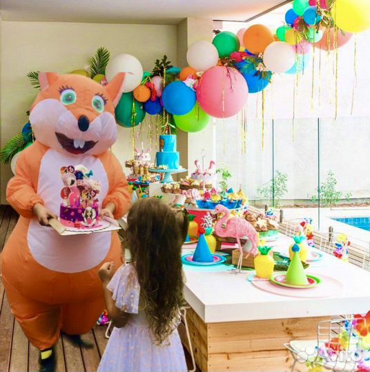 Поздравление ростовой куклы