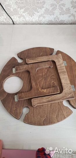 Винный столик менажница