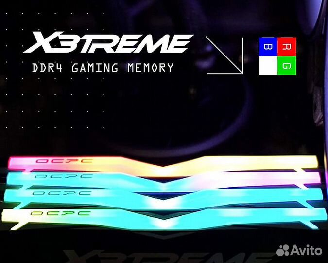 8Gb DDR4 3200MHz ocpc X3 RGB White (MMX3A8GD432C16