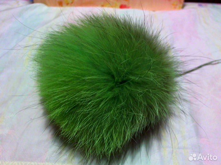 Бамбошки из натурального меха