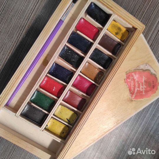 Акварель СССР мхп коллекционная