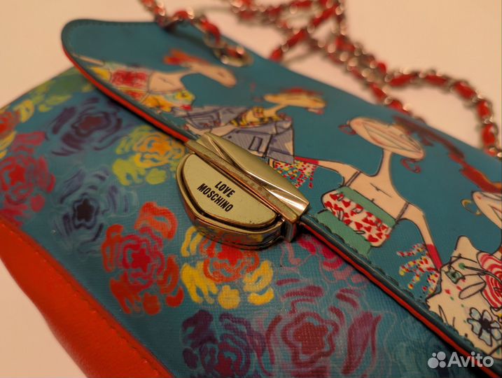 Сумка клатч love moschino