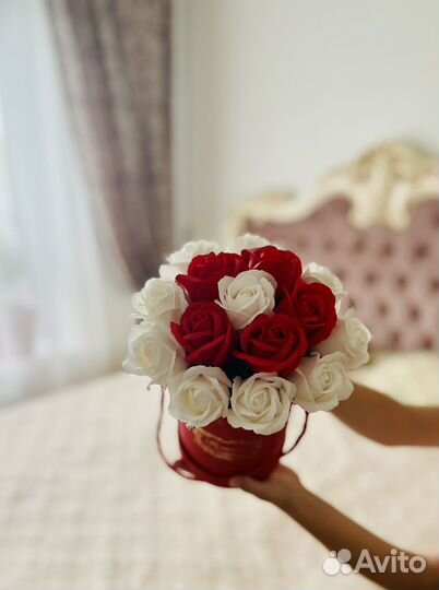 Букет из мыльных цветов