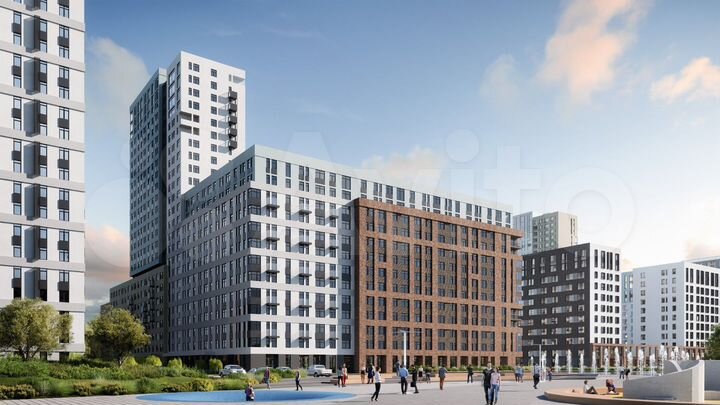 Квартира-студия, 27,5 м², 21/25 эт.