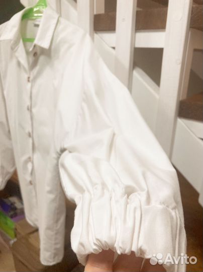 Рубашка женская оверсайз белая