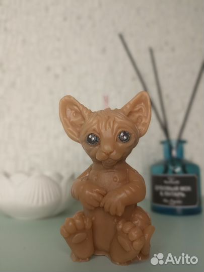 Свеча котёнок Сфинкс