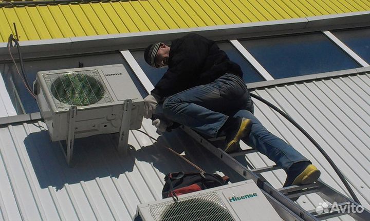 Монтаж кондиционеров, установка балконов