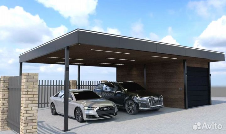 Навес для автомобиля