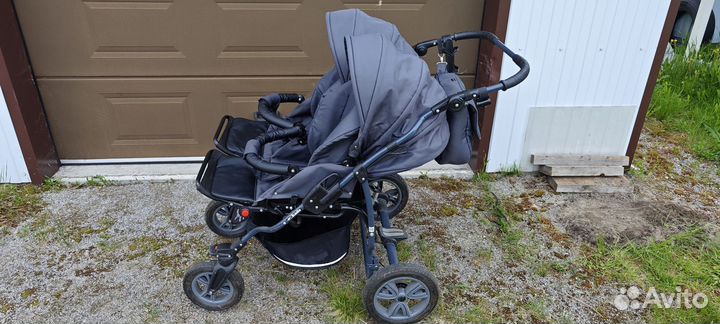 Коляска для двойни mikado 3 в1