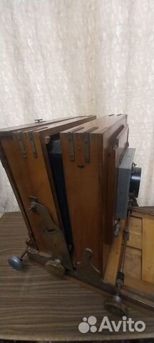 Салонный деревянный фотоаппарат эпоха СССР