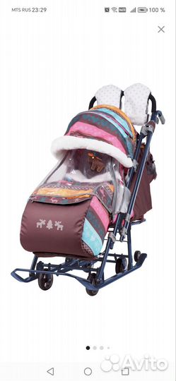 Санки коляска Nika 7-3