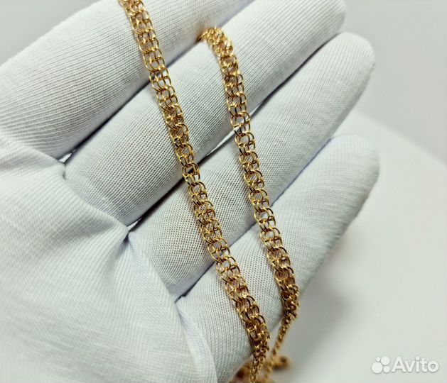 Золотая цепь Бисмарк 7,6гр