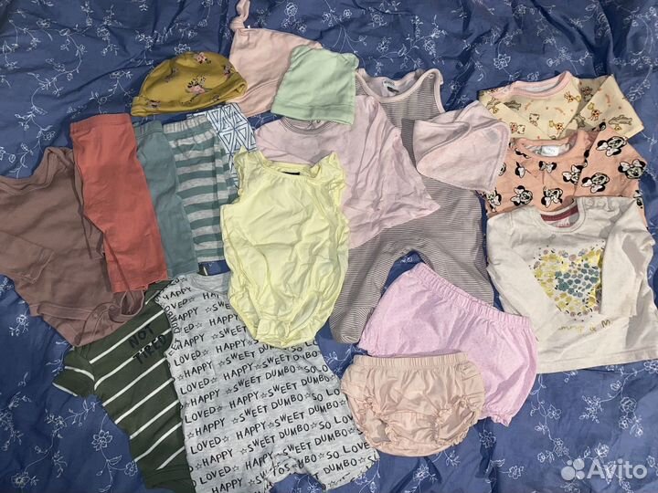 Вещи пакетом на девочку 62 размер