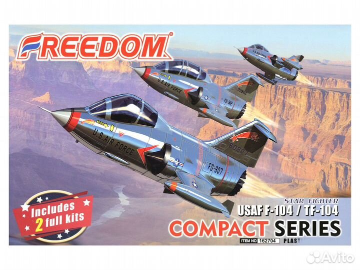 Сборная модель самолета Freedom Model Kits 162704