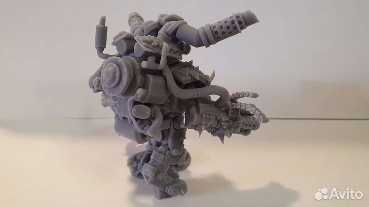Warhammer 40k ork warboss миниатюра Варбосс