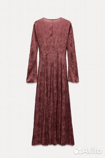 Платье миди из вискозной пряжи