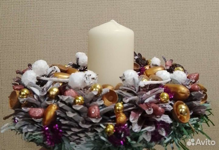 Подсвечник ручная работа