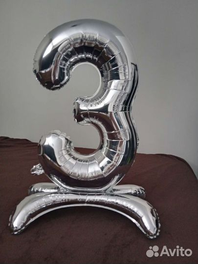 Воздушный шар цифра бу