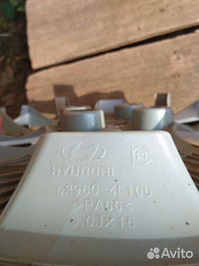 Колпаки на hyundai solaris r15