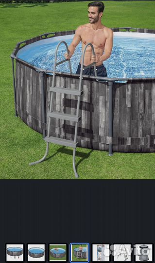 Каркасный бассейн bestway 366x100 pro новый