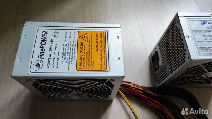 Блоки питания 400w и 450w для пк в ремонт