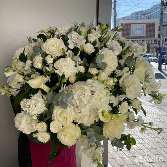Живые цветы букеты