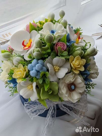 Букет из мыла ручной работы