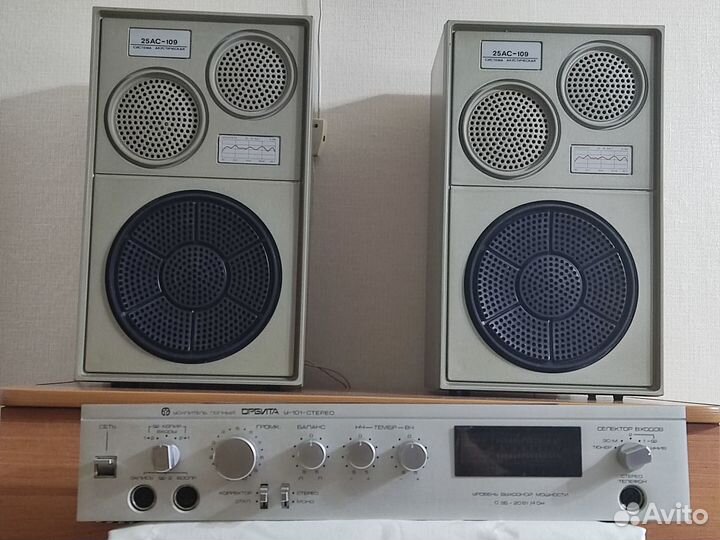 Акустическая система - колонки 25 ас-109/8м