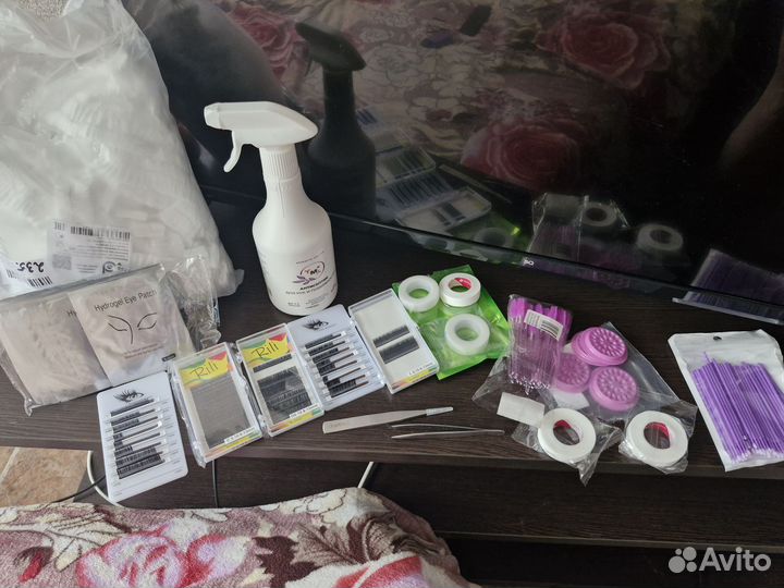 Материалы для наращивания ресниц бу